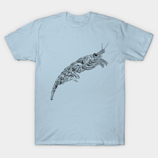 Shrimp T-Shirt by Ballyraven